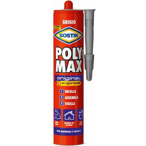 BOSTIK POLYMAX ORIGINAL 425 G GRIGIO CARTUCCIA
