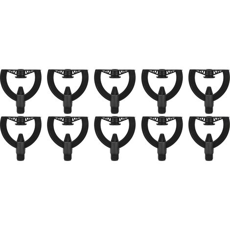 Arroseur De Jardin En Plastique - Filetage Mâle G1/2 Pouces - Pour Pelouse Et Serre - Lot De 10 Pièces (1/5)