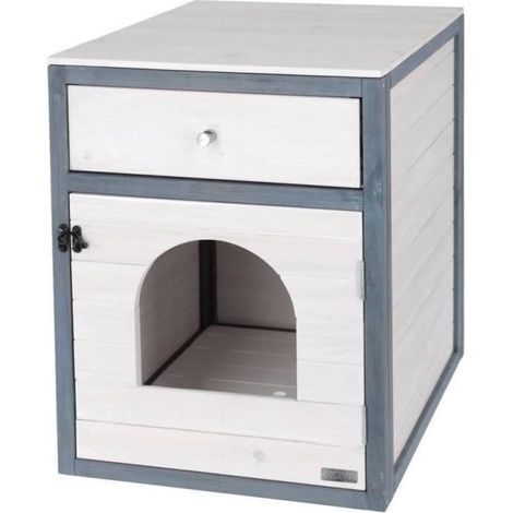 Arenero para Gatos Kerbl Azul Blanco Plástico (1/5)