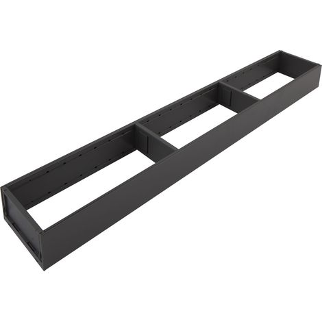 Blum AmbiaLine Schubkastenrahmen schmal mit Trenner 600x100x50mm, oriongrau