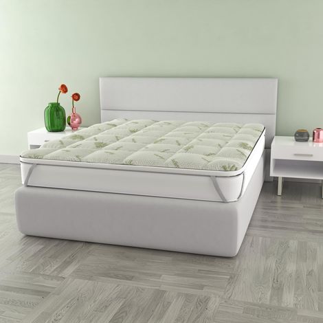 TOPPER WELLNESS TRAPUNTATO CON ELASTICI, Matrimoniale 160x195cm (1/3)