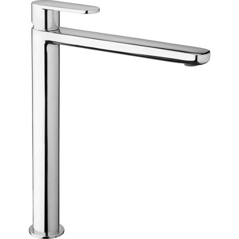 Miscelatore lavabo Candy alto senza scarico in ottone cromo di (1/10)
