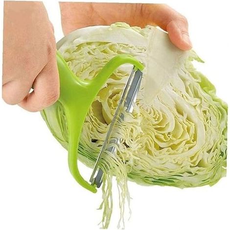 3 pcs Chou Slicer Râpe De Pommes De Terre Peeler Salade De Légumes Maker Cutter Fruit en Acier Inoxydable Éplucheurs (1/5)