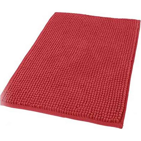 Tappetino Antiscivolo Bagno Tappeto Assorbente zerbino 45x70 cm arredo Bagno rosa