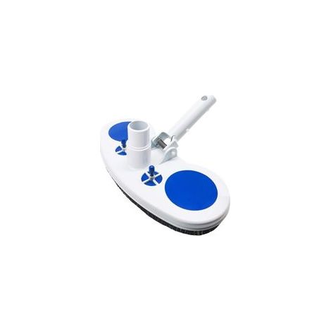 Cabezales de aspiración para piscinas enterradas, equipo de limpieza de piscinas flexible y con peso, mango de cabezal de aspiración para limpieza de piscinas elevadas, piscinas de vinilo.