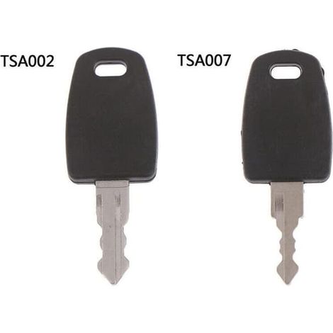 2-pack TSA002 TSA007 Multifunktionell Nyckel for Bagage Resväska TSA Tullås Nyckel Väska Reparationstillbehör