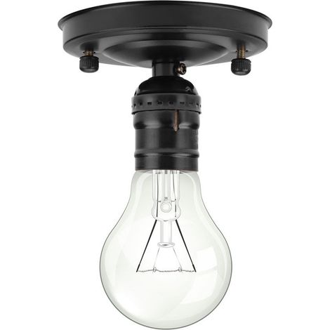 SJLERST Ensemble de luminaires Suspendus, Vintage Support de Plafond Industriel Vintage E26 / E27 Pendant Ampoule Lampe à vis Prise luminaire Suspendu (1/5)