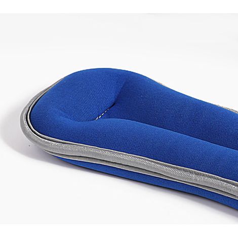 Set mit 2 unsichtbaren Handgelenk- und Fußgelenkgewichten für Krafttraining, Laufen und Gymnastik, blau, 1 kg / 35,3 oz (1/4)