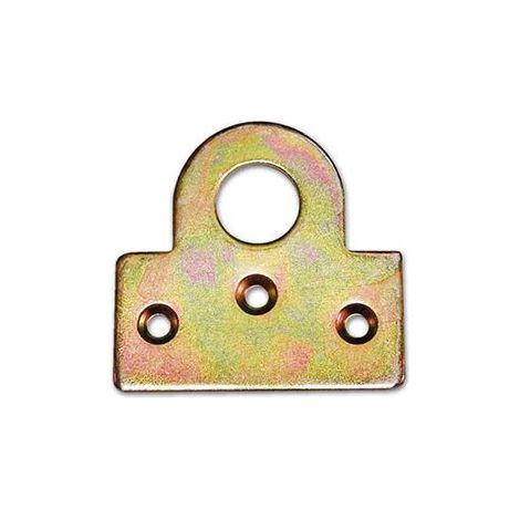 Portalucchetti 55 mm. - zincato giallo - 2 pz.