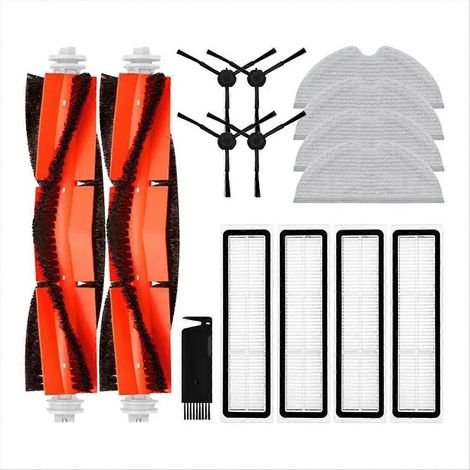 Pour Dreame D9, Bot L10 Pro, brosse latérale à rouleau, filtre Hepa, tissu de vadrouille (1/5)