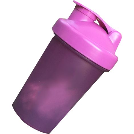 Mischbecher aus Polypropylen für Proteinpulver mit Edelstahlkugel, 500 ml, lila (1/5)