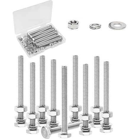 M5 x 100mm 304 Stainless Steel Nuts (1/5)