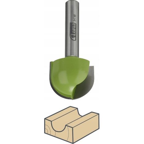 Luna Frez Halbkreis 16 mm für Holzfräsen