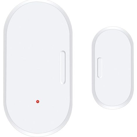 Capteur de porte et de fenêtre, nécessite un hub Zigbee, connexion Zigbee, détecteur sans fil pour système d'alarme et maison intelligente, compatible avec Home Assistant Zigbee2mqtt