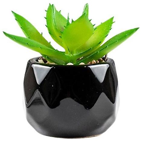 Plante artificielle réutilisable, réaliste, en PVC, facile d'entretien, succulentes artificielles, bonsaï6 (1/5)