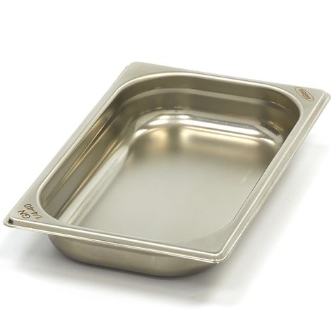 Conteneur gastronorme - GN 1/4 - Profondeur 4cm - inox - Maxima