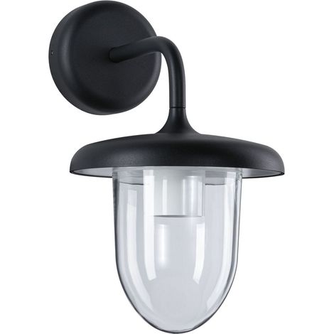 Paulmann 947.57 Außenwandleuchte Vintario IP44 rund 180x250mm max.20W 230V Anthrazit Aluminium (1/5)