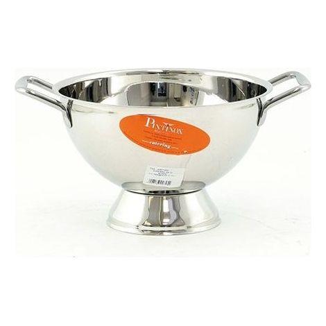 Pintinox PNT054 Zuppiera Cilindrica in Acciaio Inox 18-10 con Due Manici 22 cm 3 lt