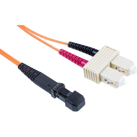 Câble fibre optique RS PRO 2m Avec connecteur / SC, OM1 Multi-mode ( Prix pour 1 )