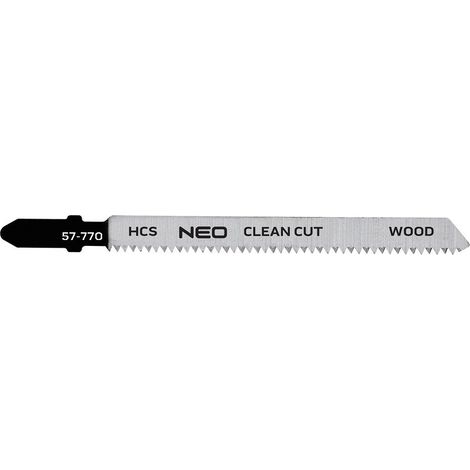 Lame de scie sauteuse neo-tools 15tpi HCS 2 pièces 1,7 mm