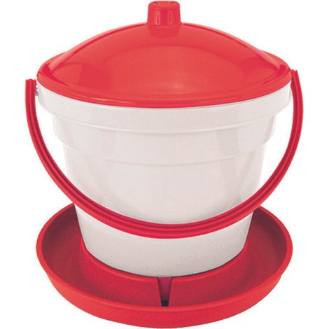 ABBEVERATOIO SERBATOIO RAPID CLEAN PER POLLI- - lt.18, cm.36x36x78h - 2 pezzi NOVITAL