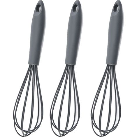 Fouet En Silicone - Résistant À La Chaleur Jusqu'à 240 °C - Pour Cuisinière Antiadhésive Et Ustensiles Délicats - 1 Pièce (1/5)