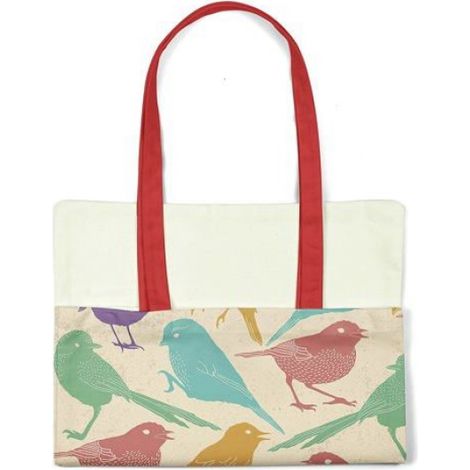 Sac Shopping Tote - Coton 70 x 34 cm - Porté Épaule - Réutilisable - 1 Pièce (1/4)