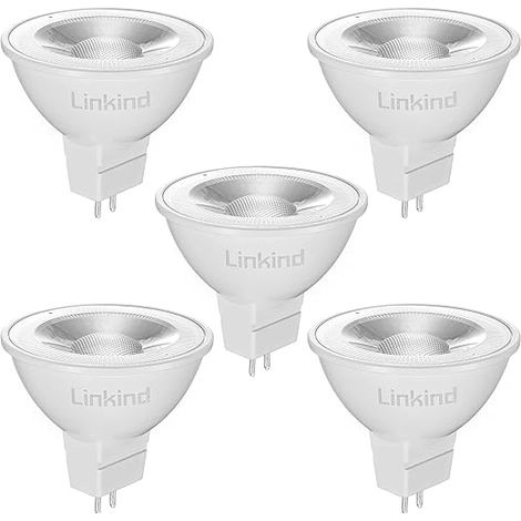 Ampoules LED GU5.3 12v MR16, 5W= 50W Ampoule à Incandescence, Blanc Froid 5000K, 520LM, 36° Angle, Spot (1/5)