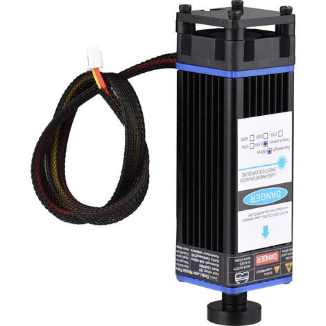 Module laser 450nm 5.5W tête gravure laser focale réglable graveur découpeur rapide imprimante 3D fraiseuse CNC pour bricolage bois cuir tissu papier