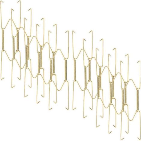 10 Pièces Cintre Assiette Mural pour la Décoration de la Maison et Le Rangemen avec 10 Crochets Muraux