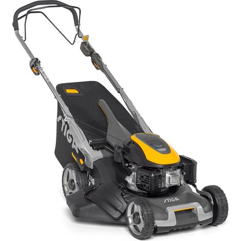 STIGA 950 Twinclip V Tagliaerba a Benzina, 196 cc, 48 cm – 4-in-1, Lama Twinclip – Prati fino a 2.000 m²