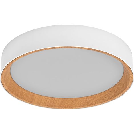 Plafonnier LED OSRAM, 16W, 3000K, 1000lm, blanc chaud, IP20, réglable, blanc, Ø29cm (1/4)