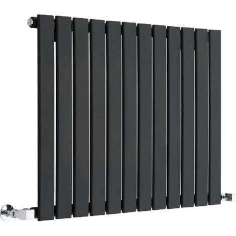 Radiateur Design Horizontal Noir Delta 63.5cm x 84cm x 5.2cm 751 Watts (1/4)