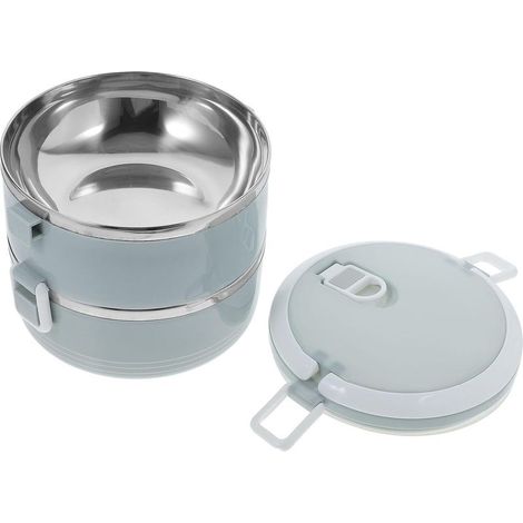 Boîte à lunch portable Vaguelly double paroi en acier inoxydable (1/5)