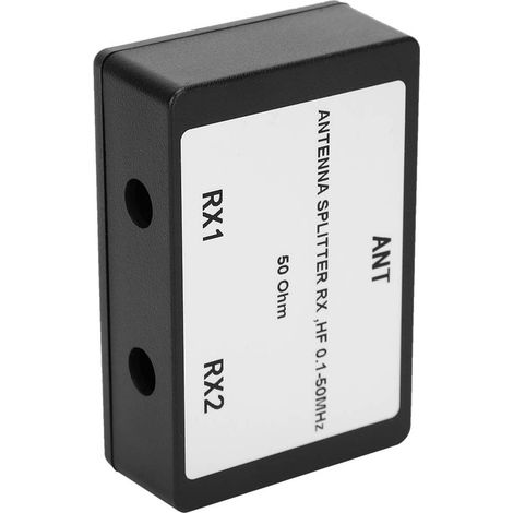 Répartiteur d'antenne HF RX 1-50 MHz, câble 50 ohms, connecteur BNC à faible perte (3,2 dB) (1/5)