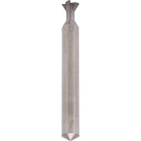 Fraise à queue d'aronde en carbure, queue de 6 mm de diamètre, 4 dents, longueur 50 mm, fraise universelle à queue d'aronde 60° (1/5)