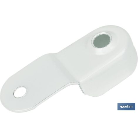 Supporto per barra per armadio bianco