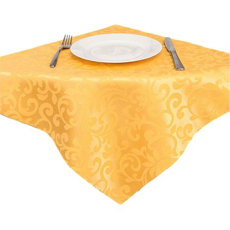 Serviette De Table Jacquard - 48 X 48 Cm - En Polyester Imperméable Anti-Taches - Lot De 10 (1/5)
