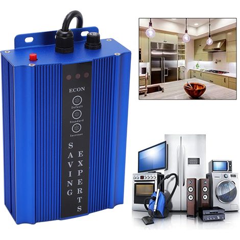 Hochleistungs-Energiesparer aus Aluminium für Zuhause – Schutz- und Stabilisierungsgehäuse [Energiesparer] + [Aluminiumgehäuse] + [Modell HA165] + [Überlastschutz] (1/5)