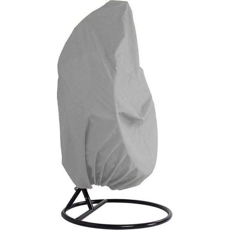 Housse de Chaise Suspendue en Tissu Oxford imperméable avec Doublure en PVC Housse de Chaise balançoire pour terrasse avec Sac de Rangement 230 x 200 cm ,Gris (1/4)