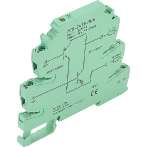 Module de conversion de niveau d'E/S polaires pour capteur PLC MRI‑24TR/INV NPN PNP (1/5)