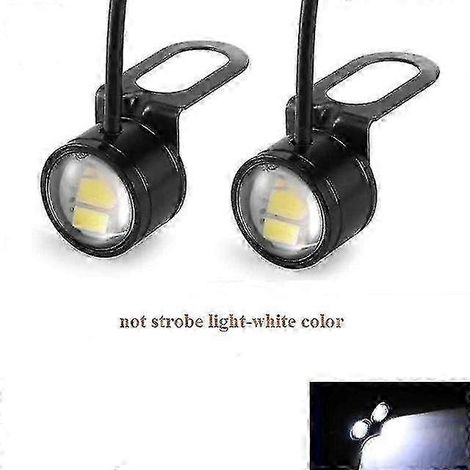 Lot de 2 phares antibrouillard ultra-lumineux pour vélo, type œil d'aigle, avec fonction feu de recul et feux de jour à LED. (1/4)