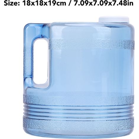 Ortviai Récipient de collecte d’eau distillée 4 L en PP pour distillateurs de comptoir – Compatible avec les appareils domestiques et esthétiques (1/4)