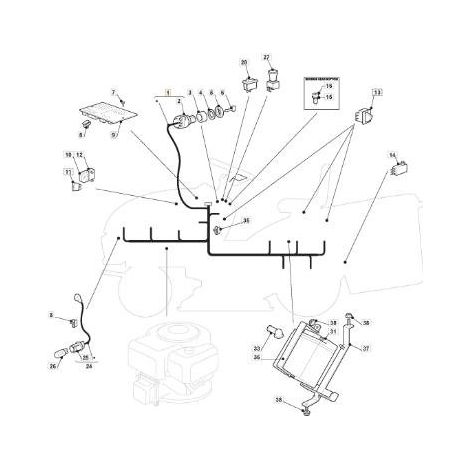 KABELBAUM-KIT NJ92 (B&S-TEC-KO ORIGINAL STIGA – 182040143/0