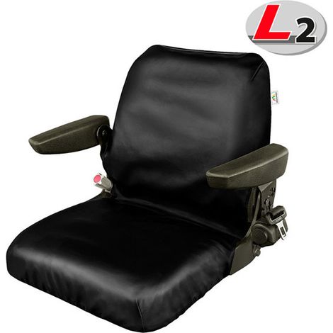 Kegel-Sitzbezug für Traktor-/Bagger-Sitz, schwarz, Größe L2, 83 cm