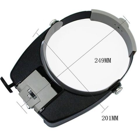 Loupes serre-tête - - 1.5X à 8X - LED - Réglable - Bijoux (1/3)