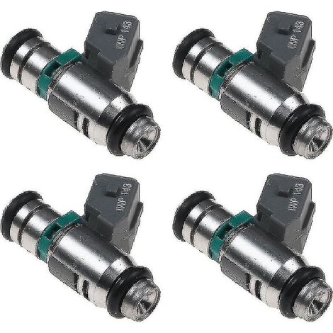 Crea – Iniettori di carburante per Renault Thalia Megane Scenic Laguna – Set di 4 – Flusso ottimale – Materiali: plastica e metallo (1/5)