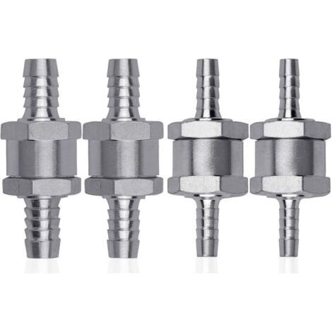 Diesel check valves made of aluminum alloy, 6/8/10/12 mm fuel valves with arrow for petrol, diesel, car, boat and motorcycle engines (1/4)