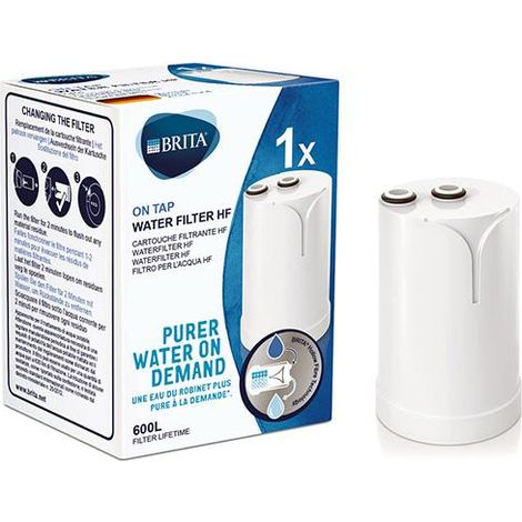 Cartouche filtrante Brita On Tap HF – Réduction du chlore et des métaux lourds – Compatible avec système Brita – Capacité de filtration élevée (1/8)