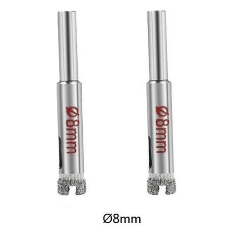 Fresa Diamante Frese Vetro Ceramica 8 Mm (1/2)